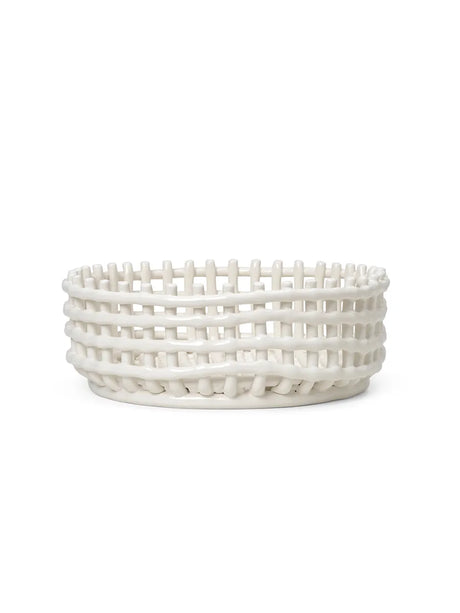 Keramik-Centerpiece von Ferm Living - Off-White - Jacobsen Plus