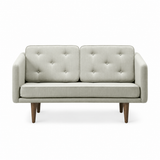 No. 1 Sofa 2-Sitzer, Mood von Børge Mogensen - Mood 1101 - Geräuchert Eiche gebeizt - Jacobsen Plus