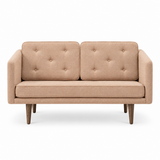 No. 1 Sofa 2-Sitzer, Mood von Børge Mogensen - Mood 1105 - Geräuchert Eiche gebeizt - Jacobsen Plus