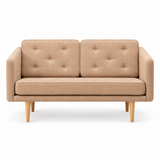 No. 1 Sofa 2-Sitzer, Mood von Børge Mogensen - Mood 1105 - Geölt Eiche - Jacobsen Plus