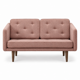 No. 1 Sofa 2-Sitzer, Mood von Børge Mogensen - Mood 1106 - Geräuchert Eiche gebeizt - Jacobsen Plus