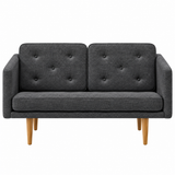 No. 1 Sofa 2-Sitzer, Mood von Børge Mogensen - Mood 2101 - Geölt Eiche - Jacobsen Plus