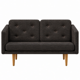 No. 1 Sofa 2-Sitzer, Mood von Børge Mogensen - Mood 2102 - geölte Eiche - Jacobsen Plus
