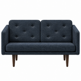 No. 1 Sofa 2-Sitzer, Mood von Børge Mogensen - Mood 2103 - Geräuchert Eiche gebeizt - Jacobsen Plus