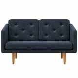 No. 1 Sofa 2-Sitzer, Mood von Børge Mogensen - Mood 2103 - Geölt Eiche - Jacobsen Plus