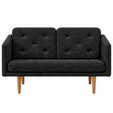 No. 1 Sofa 2-Sitzer, Mood von Børge Mogensen - Mood 2104 - Geölt Eiche - Jacobsen Plus