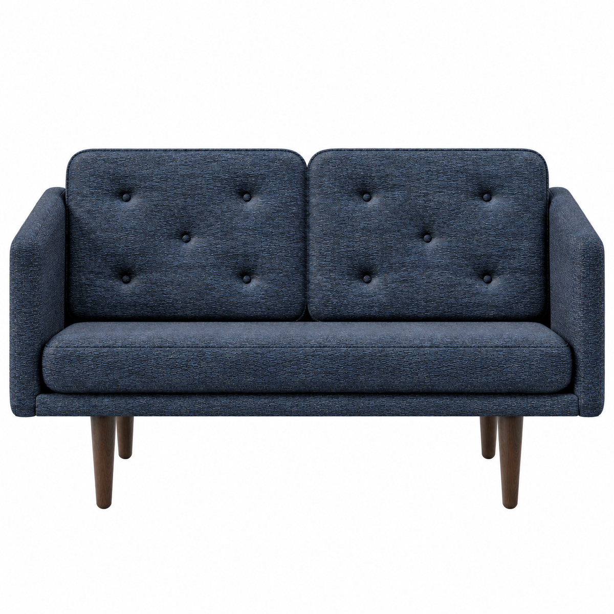 No. 1 Sofa 2-Sitzer, Mood von Børge Mogensen - Mood 2106 - Geräuchert Eiche gebeizt - Jacobsen Plus