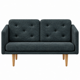 No. 1 Sofa 2-Sitzer, Mood von Børge Mogensen - Mood 2107 - Geölt Eiche - Jacobsen Plus