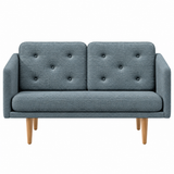 No. 1 Sofa 2-Sitzer, Mood von Børge Mogensen - Mood 3103 - Geölt Eiche - Jacobsen Plus