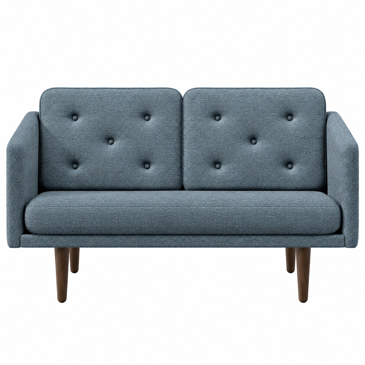 No. 1 Sofa 2-Sitzer, Mood von Børge Mogensen - Mood 3103 - Geräucherte Eiche gebeizt - Jacobsen Plus