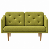 No. 1 Sofa 2-Sitzer, Mood von Børge Mogensen - Mood 3104 - Geölt Eiche - Jacobsen Plus