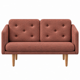 No. 1 Sofa 2-Sitzer, Mood von Børge Mogensen - Mood 3105 - Geölt Eiche - Jacobsen Plus