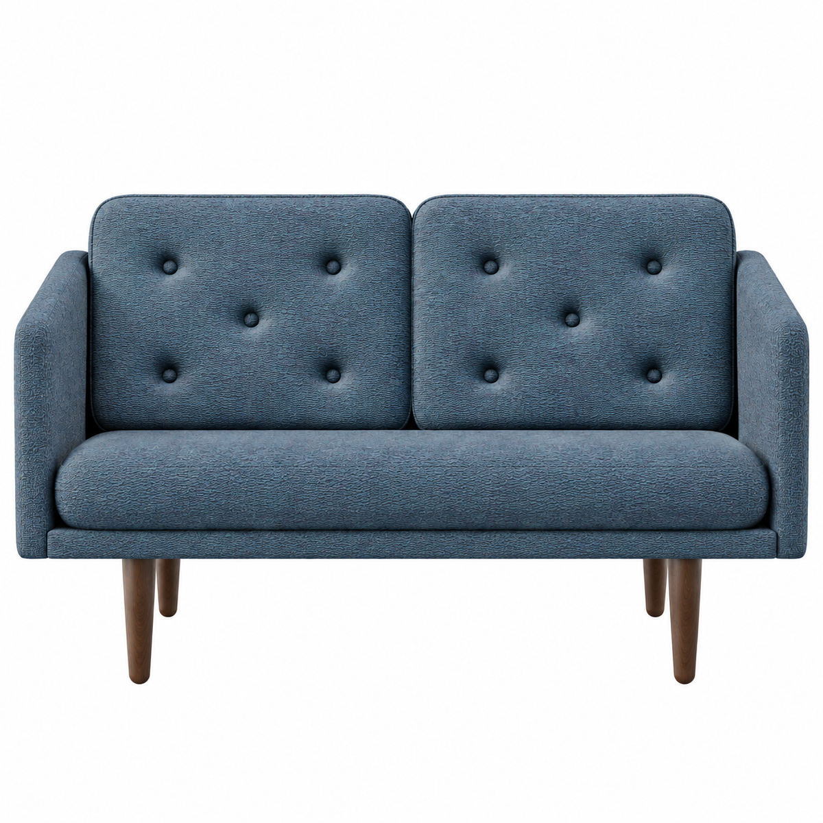 No. 1 Sofa 2-Sitzer, Mood von Børge Mogensen - Mood 4102 - Geräuchert Eiche gebeizt - Jacobsen Plus