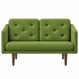 No. 1 Sofa 2-Sitzer, Mood von Børge Mogensen - Mood 4103 - Geräuchert Eiche gebeizt - Jacobsen Plus