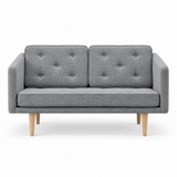 No. 1 Sofa 2-Sitzer, Mood von Børge Mogensen - Mood 4105 - Geölt Eiche - Jacobsen Plus