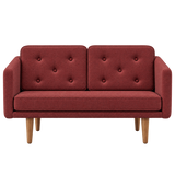 No. 1 Sofa 2-Sitzer, Mood von Børge Mogensen - Mood 5102 - Geölt Eiche - Jacobsen Plus