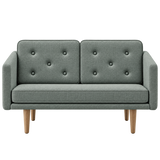 No. 1 Sofa 2-Sitzer, Mood von Børge Mogensen - Mood 4106 - geölte Eiche - Jacobsen Plus