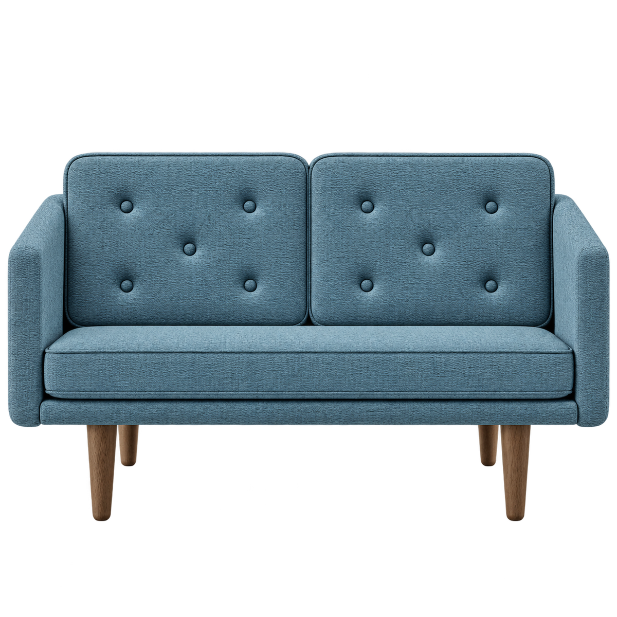 No. 1 Sofa 2-Sitzer, Mood von Børge Mogensen - Mood 5103 - Geräuchert Eiche gebeizt - Jacobsen Plus