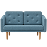 No. 1 Sofa 2-Sitzer, Mood von Børge Mogensen - Mood 5103 - Geölt Eiche - Jacobsen Plus
