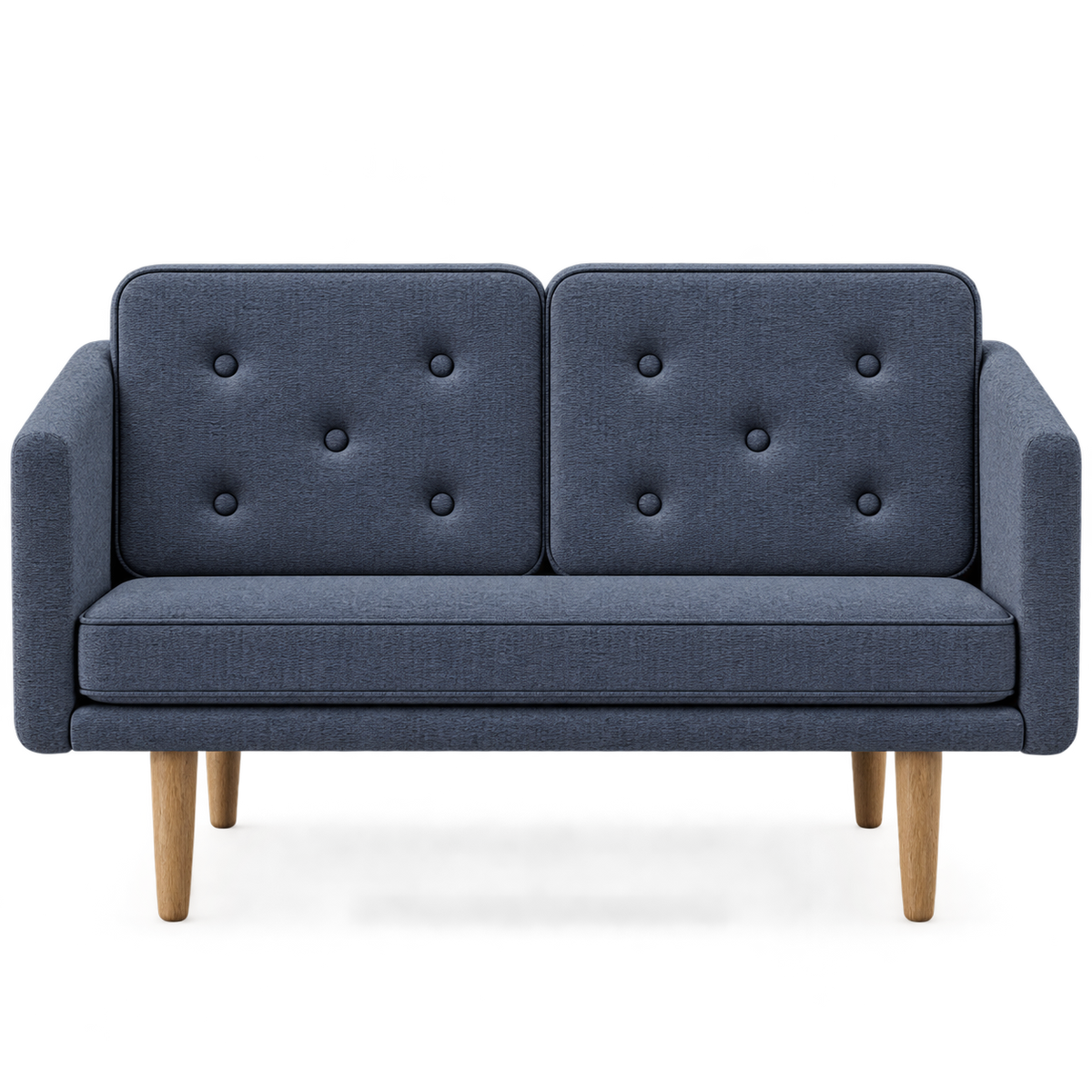 No. 1 Sofa 2-Sitzer, Mood von Børge Mogensen - Mood 5104 - Geölt Eiche - Jacobsen Plus