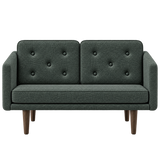 No. 1 Sofa 2-Sitzer, Mood von Børge Mogensen - Mood 5105 - Geräuchert Eiche gebeizt - Jacobsen Plus