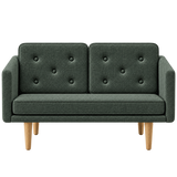 No. 1 Sofa 2-Sitzer, Mood von Børge Mogensen - Mood 5105 - Geölt Eiche - Jacobsen Plus