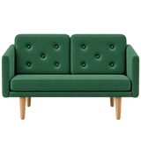 No. 1 Sofa 2-Sitzer, Mood von Børge Mogensen - Mood 6101 - Geölt Eiche - Jacobsen Plus