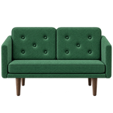 No. 1 Sofa 2-Sitzer, Mood von Børge Mogensen - Mood 6101 - Geräuchert Eiche gebeizt - Jacobsen Plus