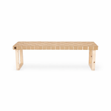 Luna bænk, mellem, natur fra WeCycle Furniture - 1 - Jacobsen Plus