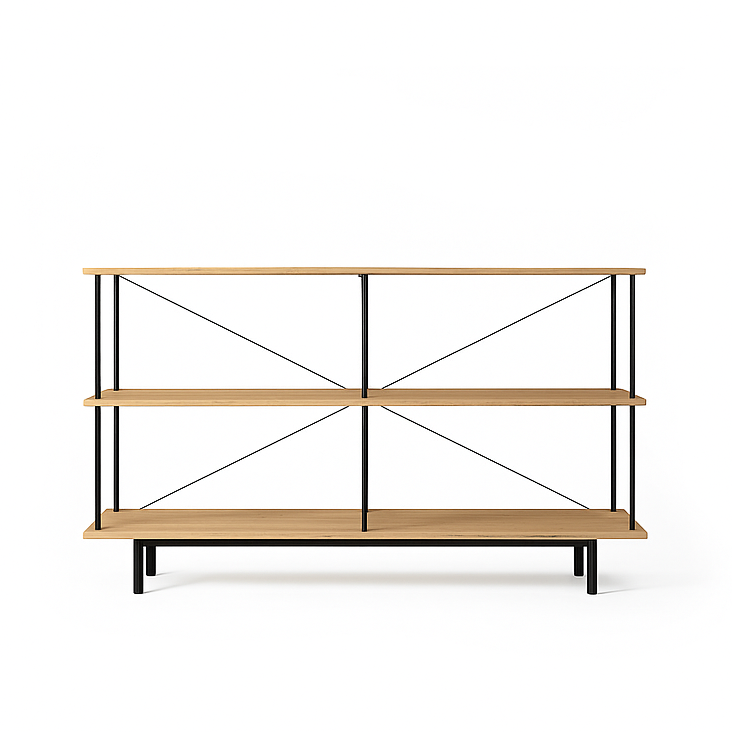 Seiton reol 3 i eg fra Stellar Works - 1 - Jacobsen Plus