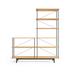 Seiton Regal 3-3 R in lackierter Eiche von Stellar Works