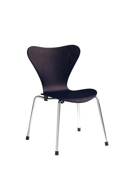 3177 Kinderstuhl, Serie 7 von Arne Jacobsen - Mitternachtsblau / Krom - Jacobsen Plus