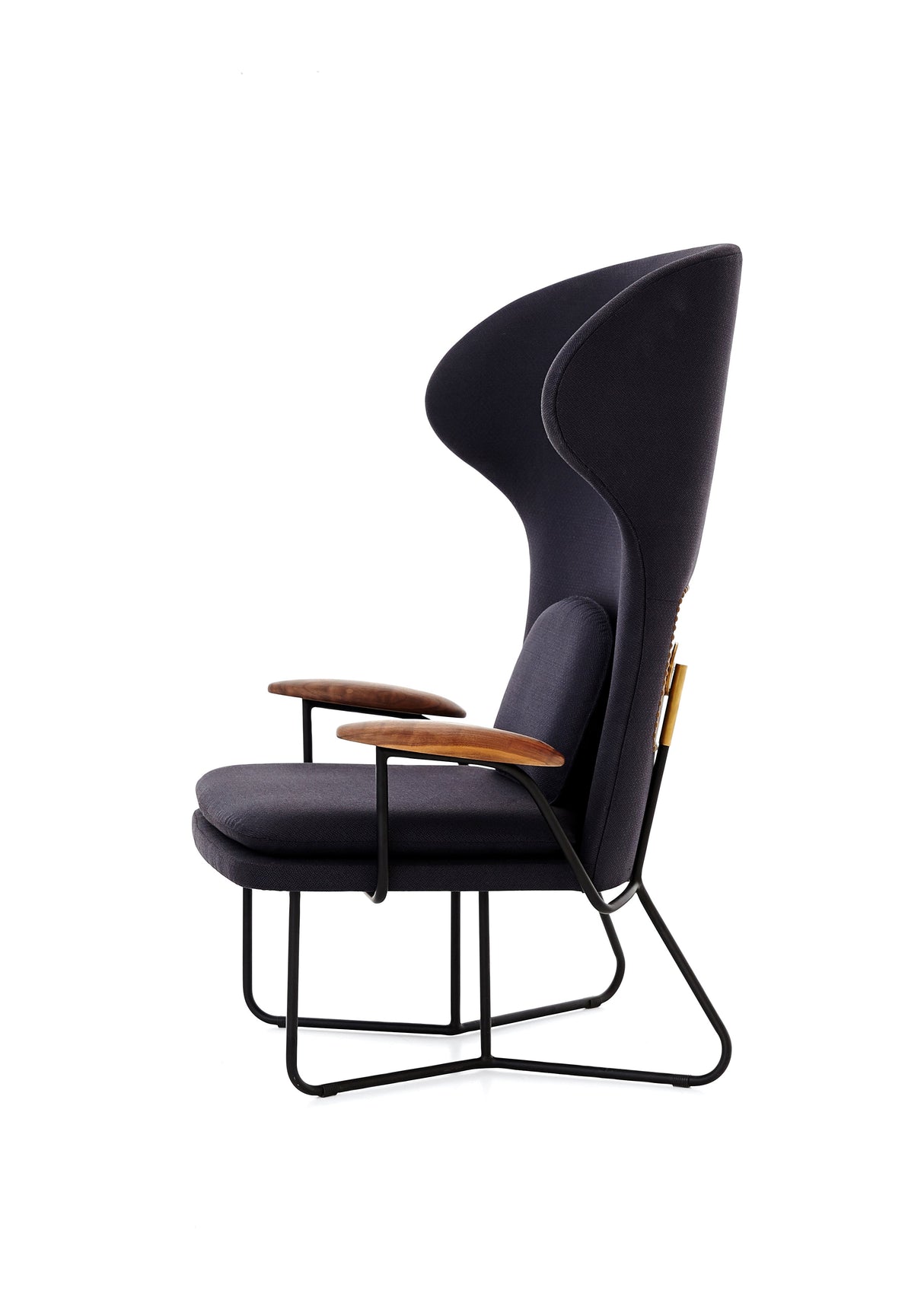 Chillax Highback loungestol i valnød, Main Line Flax 28 fra Stellar Works - 2 - Jacobsen Plus