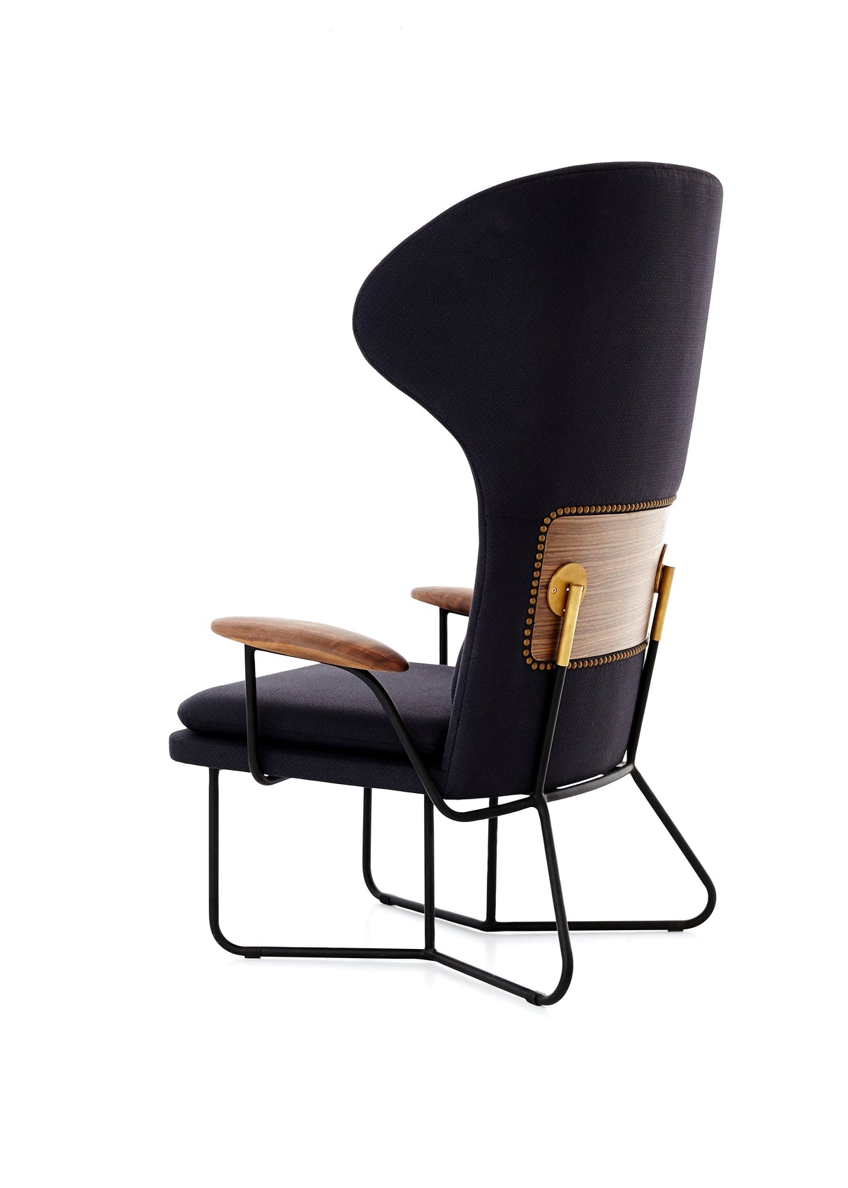 Chillax Highback loungestol i valnød, Main Line Flax 28 fra Stellar Works - 3 - Jacobsen Plus