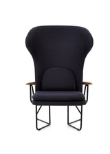 Chillax Highback loungestol i valnød, Main Line Flax 28 fra Stellar Works - 4 - Jacobsen Plus
