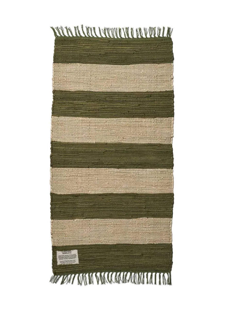 Chindi Teppich, 60x120 cm von Bongusta - Army Beige - Jacobsen Plus