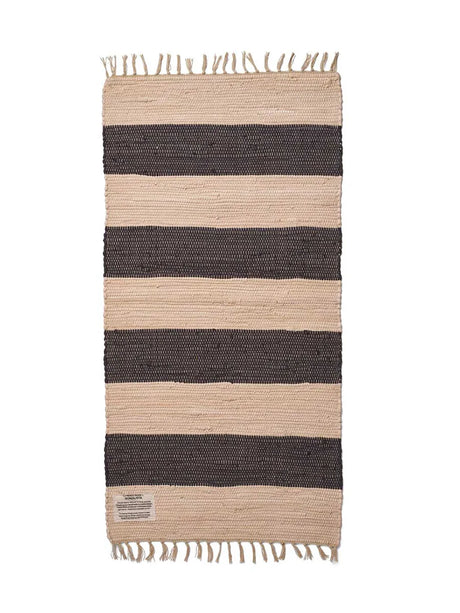 Chindi Teppich, 60x120 cm von Bongusta - Grau & Beige - Jacobsen Plus