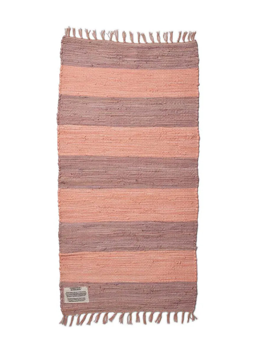 Chindi Teppich, 60x120 cm von Bongusta - Tropicana ash rose - Jacobsen Plus