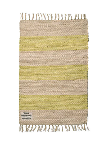 Chindi Teppich, 60x90 cm von Bongusta - Neon Yellow - Jacobsen Plus