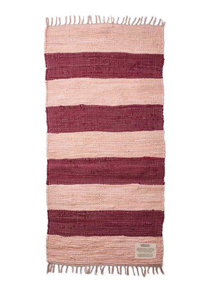 Chindi Teppich, 60x120 cm von Bongusta - Wein & Pfirsich - Jacobsen Plus