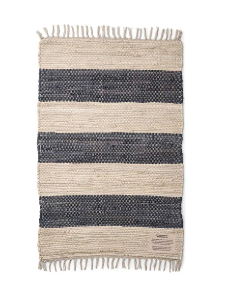 Chindi Teppich, 60x90 cm von Bongusta - Grau & Beige - Jacobsen Plus