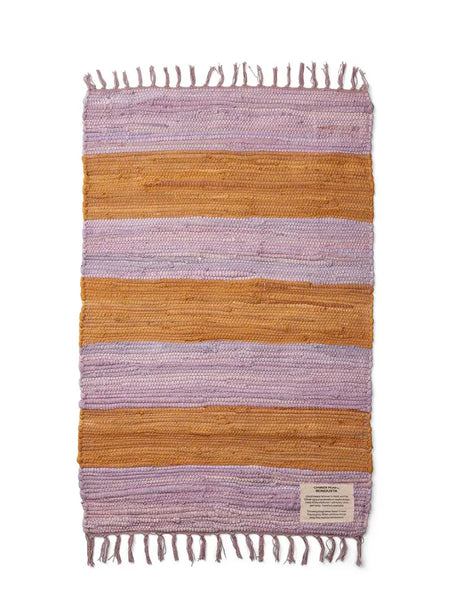 Chindi Teppich, 60x90 cm von Bongusta - Lilac & Golden - Jacobsen Plus