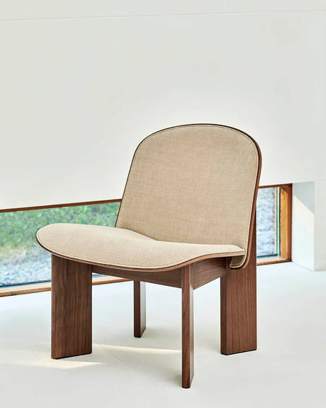 Chisel Lounge Chair m/Polsterung von HAY - Eukalyptus - Metaphor 23 - Jacobsen Plus