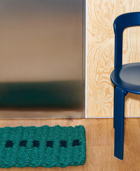 Coco Door Mat von Hay - Dunkelgrün und Weiß - Jacobsen Plus