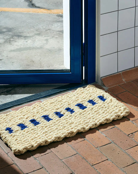 Coco Door Mat von Hay - Dunkelgrün und Weiß - Jacobsen Plus