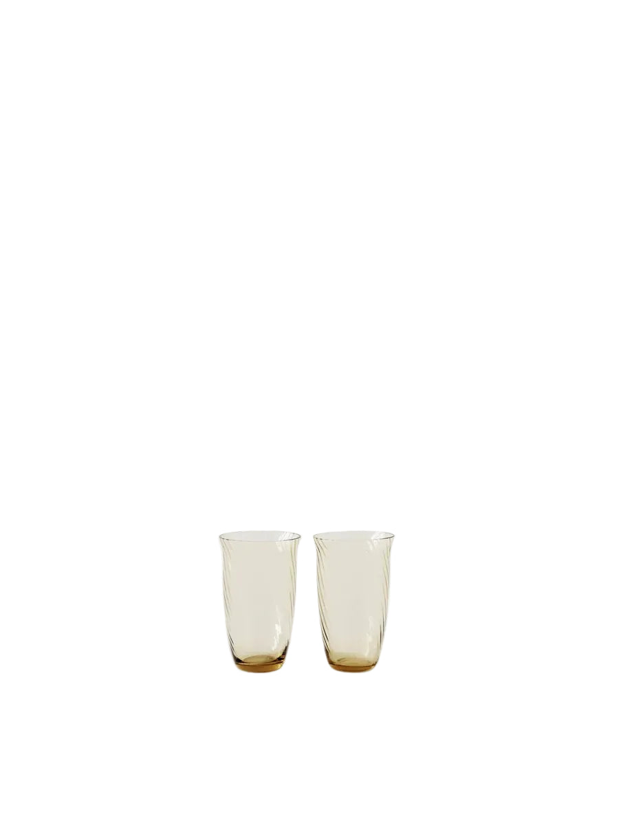 Collect Glass Amber 2 stk. fra &Tradition - SC60: H10,5 cm - 165 ml - Jacobsen Plus