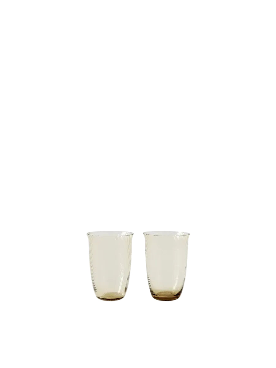 Collect Glass Amber 2 stk. fra &Tradition - SC61: H12 cm - 400 ml - Jacobsen Plus