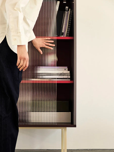 Colour Cabinet, hoch mit Glastüren von Hay - Mehrfach - Jacobsen Plus