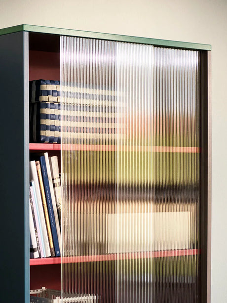 Colour Cabinet, hoch mit Glastüren von Hay - Mehrfach - Jacobsen Plus