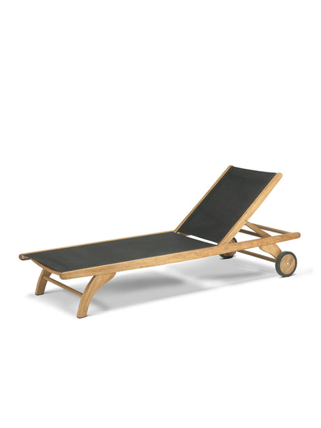 Skagerak Columbus Liegestuhl, Schwarz von Fritz Hansen - 1 - Jacobsen Plus